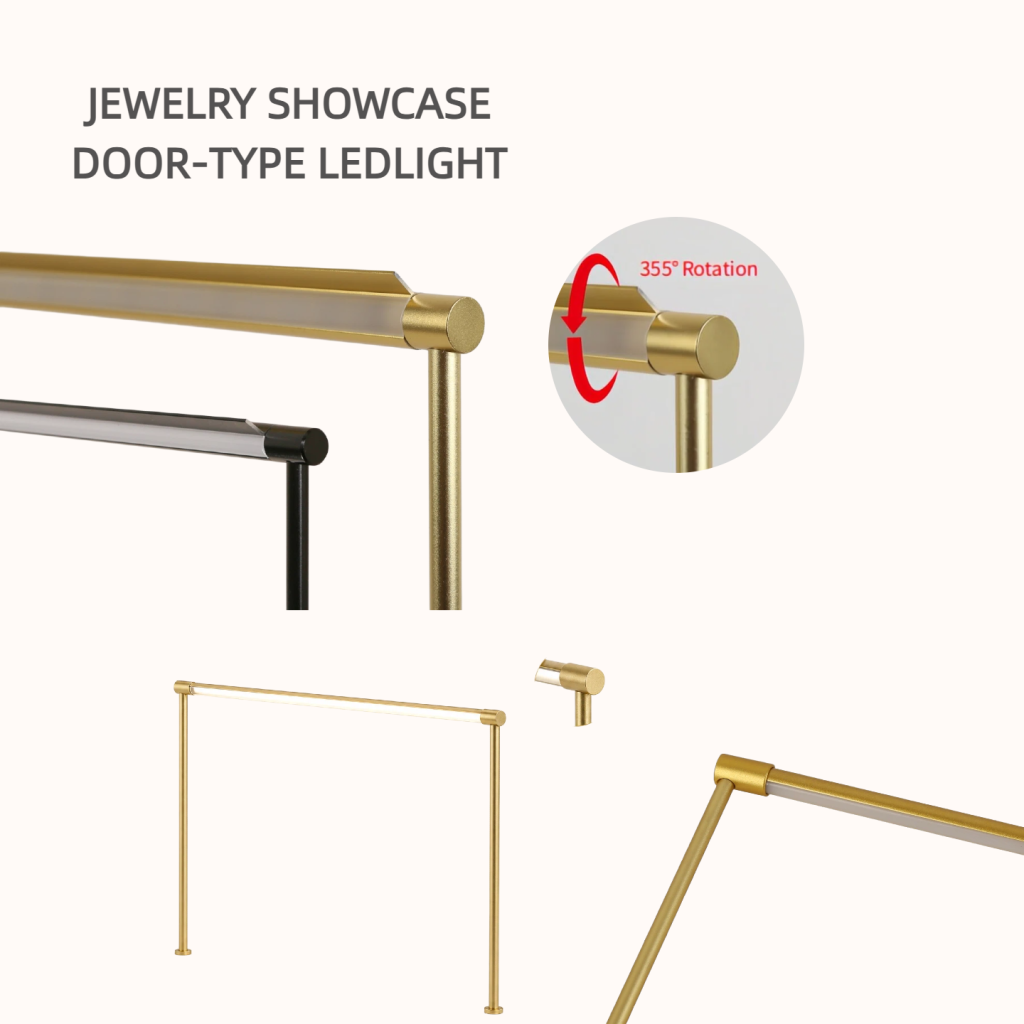 Jewelry Showcase Display lighting