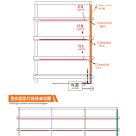shelf lighting & power track install diagram-UnioneLED
